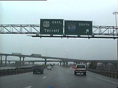US 80 east at IH 635