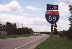 Interstate 89 Vermont - South
