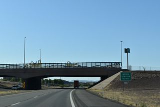 Passing under U.S. 95 (16th Street), Interstate 8 proceeds west to the final Arizona weigh station and Exit 1 for Giss Parkway.