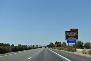 Giss Parkway connects I-8 with Business Loop I-8 (4th Avenue). Attractions for Exit 1 include historic Downtown Yuma, Yuma Crossing and Yuma Territorial Prison State Historic Park. Additionally the Yuma Chamber of Commerce is located in Downtown Yuma, and it functions as the de facto Arizona Welcome Center where free official state maps and tourist brochures may be obtained.
