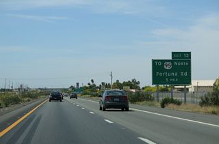 Fortuna Road provides a direct route from Exit 12 north two miles to U.S. 95 for Quartzsite, Blythe and Las Vegas, Nevada.