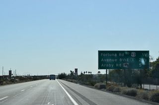 U.S. 95 meets Interstate 8 directly at Exit 2.