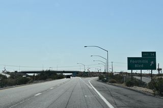 Foothills Boulevard constitutes a five lane commercial boulevard south through the community of Fortuna Foothills. The suburban community was home to nearly 30,000 by the 2020 Census.