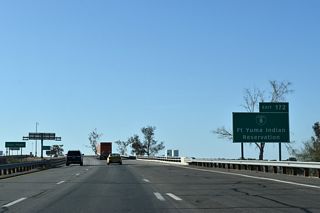 Business Loop I-8 from Yuma seamlessly connects with the business route to Fort Yuma Indian Reservation and the Quechan Casino in Winterhaven.