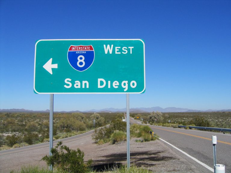 Vekol Valley Rd north at I-8 - Vekol Valley, AZ