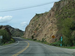 Mile marker 159 for State Route 95 Spur.
