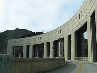 Built in 1938, Parker Dam features art deco touches.
