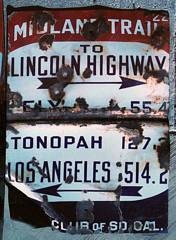Midland Trail, Nevada, Lincoln Highway, Ely, Tonopah, Los Angeles
