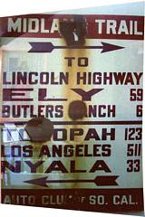 Midland Trail, Nevada, Lincoln Highway, Tonopah, Ely, Butler's Ranch, Nyala, Los Angeles