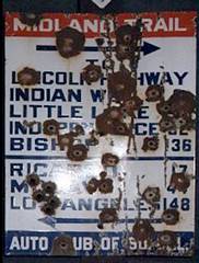 Midland Trail, California, Lincoln Highway, Tonopah, Indian Wells, Little Lake, Independence, Bishop, Ricardo, Mojave, Los Angeles