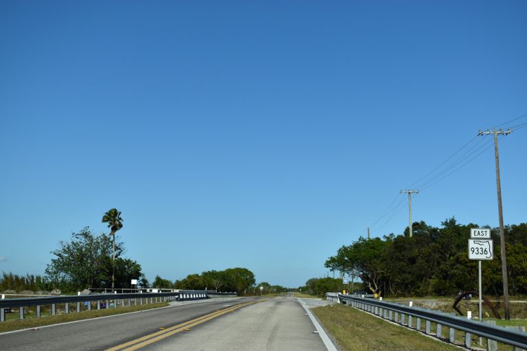 SR 9336 east of Everglades National Park