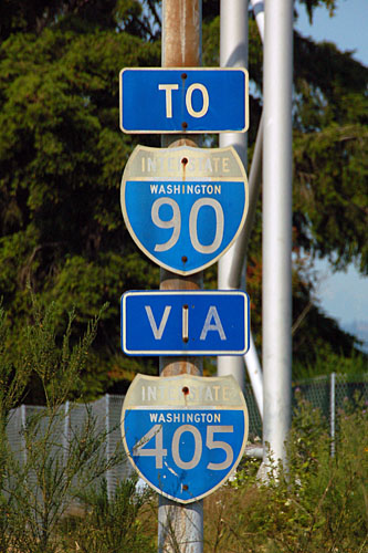 Interstate 90 and Interstate 405