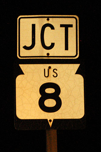 Wisconsin U. S. route 8
