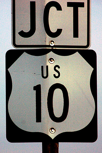 Wisconsin U. S. route 10