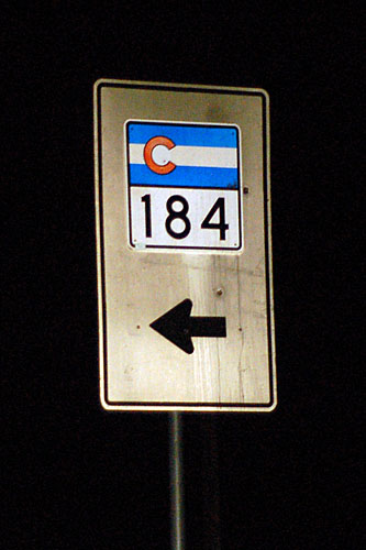 Colorado U. S. highway 160, Colorado state route 184