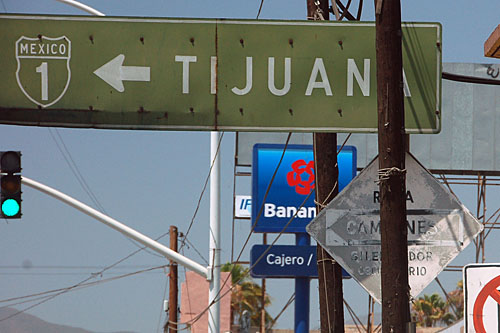 old signs in Ensenada