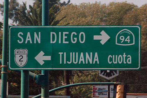 Mexico federal route 3, Tecate