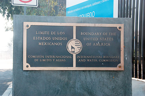 Mexico/US border, Tecate