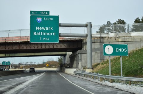 SR 1/7 north at I-95 - Churchmans Crossing, DE