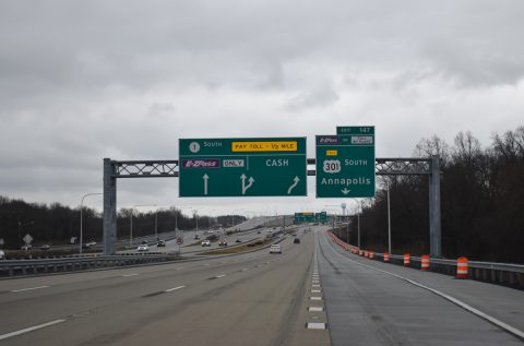 SR 1 south at US 301 - Biddles Corner, DE