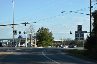 SR 44 east at SR 8 - Pearsons Corner, DE