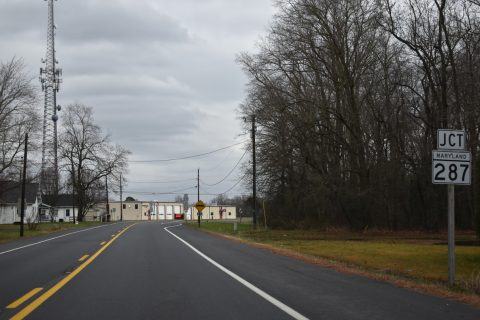 MD 313 south at MD 287 - Goldsboro