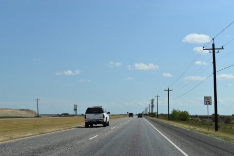 IH 69E construction south of FM 665 - Driscoll, TX