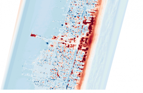 Mantoloking, NJ - LiDAR Change