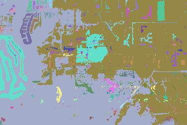 Results of Region Group geoprocessing Results of Region Group geoprocessing