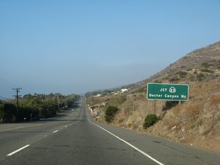 This winding, busy route is not necessarily the most direct route between California 1 and U.S. 101, as Los Angeles County Route N-9 is arguably a better road. However, it is a state route requiring higher standards.