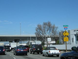 Imperial Highway east connects SR 1 with I-105 (Glenn Anderson Freeway) east to Norwalk. Imperial Highway west overtakes the end of I-105 en route to Vista del Mar and Dockweiler State Beach. The state beach is located just west of the international airport.