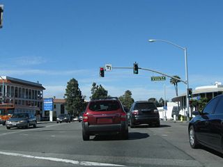 Artersia Boulevard east from SR 1 at Gould Avenue west was formerly part of State Route 91. The arterial portion of SR 91 followed Artersia Boulevard east to Interstate 110, where the Gardena Freeway begins. The freeway along SR 91 proceeds east and then northeast through Fullerton, Anaheim, the Santa Ana River Canyon, and Corona to I-215/SR 60 in Riverside.