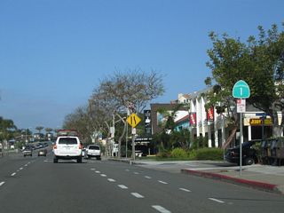 A reassurance shield for SR 1 north followed as Coast Highway combined with Del Prado Avenue. With the decommissioning through Dana Point, no signs are posted for the state route now.
