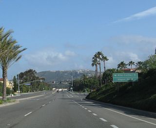 Niguel Road winds south from Crown Valley Parkway to end opposite Ritz Carlton Drive at the PCH.