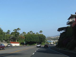 Shortly thereafter, the Pacific Ocean comes into view.