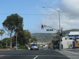 California 1 meets Legion Street at this intersection.