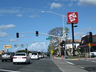Beginning from SR 1 along 7th Street, SR 22 (Seventh Street) extends east from Long Beach to Garden Grove and Santa Ana before ending at SR 55 in Orange.