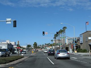 Northbound California 1 next meets Tustin Avenue at this traffic signal.