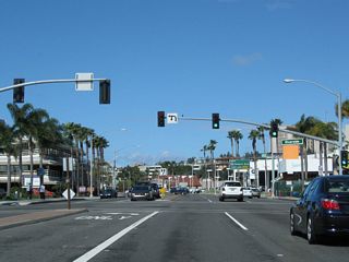 The succeeding signal along SR 1 north is with Riverside Avenue.