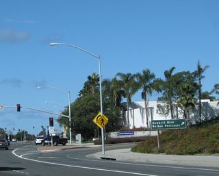 The second ramp loops from California 1 north to Newport Boulevard south.
