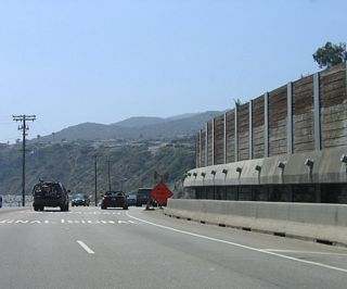 Bluff erosion is a common problem adjacent to the Pacific Coast Highway, and measures have been taken to prevent hillsides from sliding onto the state route.