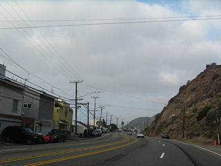 All structures on the south side of Pacific Coast Highway west of Big Rock Drive were destroyed by the Palisades Fire in January 2025.