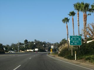 Access to Point Dume State Beach from SR 1 can be provided via Zumirez Drive/Wildlife Road south to Fernhill Drive south to Cliffside Drive west. Another method is to remain on SR 1 (PCH) west until the turnoff at Zuma Beach just ahead, which also connects to Westward Beach, which is a county park.