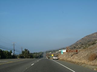 El Pescador State Beach precedes the south end of SR 23 along SR 1 near Los Allos Canyon.
