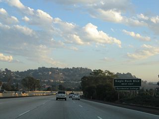 Use Exit 15A to Verdugo Road and Eagle Rock Boulevard.
