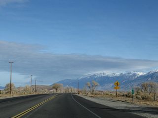 U.S. 6 is among the first of California's highways to receive green milepost markers similar to those found in most other states. The MILE 1 post is located prior to the left turn to Dixon Lane.