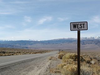 The first westbound U.S. 6 reassurance shield in California.