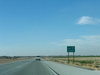 The interchange with Interstate 8 is a little more than four miles north of the California 98 intersection.