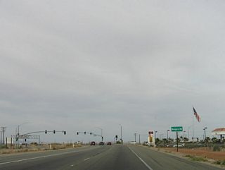 Maggio Road provides a connection to Rood Road to the east and with motorist services (gas and food) at the southeast corner of the intersection.
