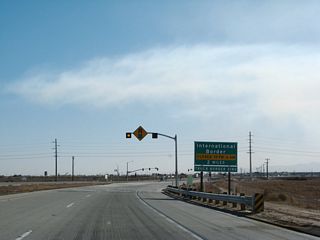 Continue south on California 7 to the Calexico East Border Crossing (Port of Entry). Known as "Garita Numero Dos" in Mexicali, Baja California Norte, Mexico, the border crossing is open from 6:00 a.m. to 10:00 p.m. daily. Trucks are permitted to cross here, but they may not cross at California 111 at the main Calexico border crossing.